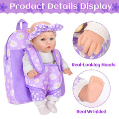 DOTVOSY purple hanky accessory adds color and imaginative storytelling options.