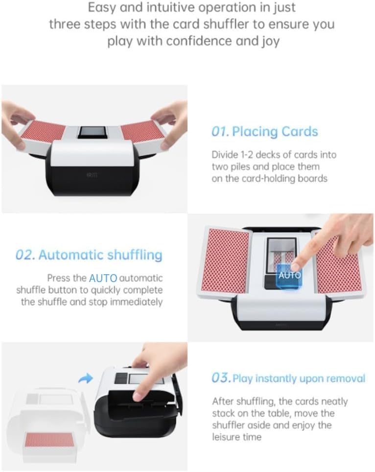 Doubao Card Shuffler compact design is easy to carry.