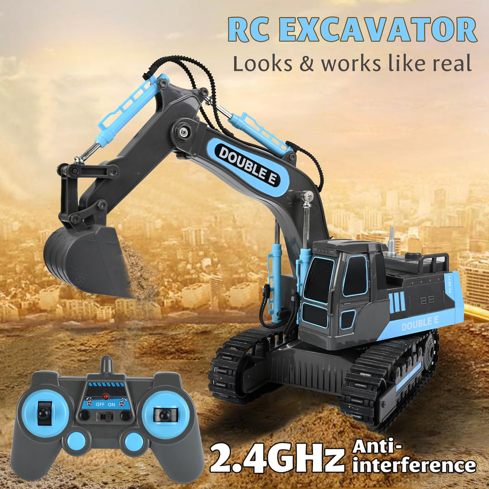 DOUBLE E excavator with automatic power-off protection conserving battery