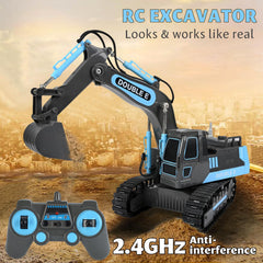 DOUBLE E excavator with automatic power-off protection conserving battery