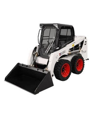 DOUBLE E RC skid steer loader toy 360 degree rotation enables versatile maneuvering.