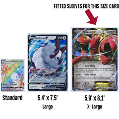 Doubled Up Jumbo Sleeves XL precision fit with oversized card insertion