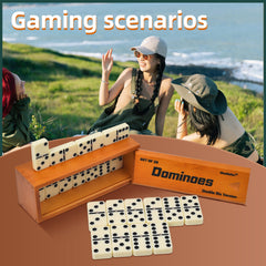 Doublefan support ensures quality and service for your domino set.
