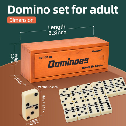Doublefan balanced domino tiles ensure smooth, consistent gameplay.