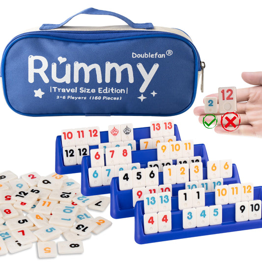 Doublefan mini rummy cube tiles for fast, strategic gameplay on the go