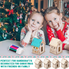DoubleFill hanging birdhouse decor ready for trees or mantels.