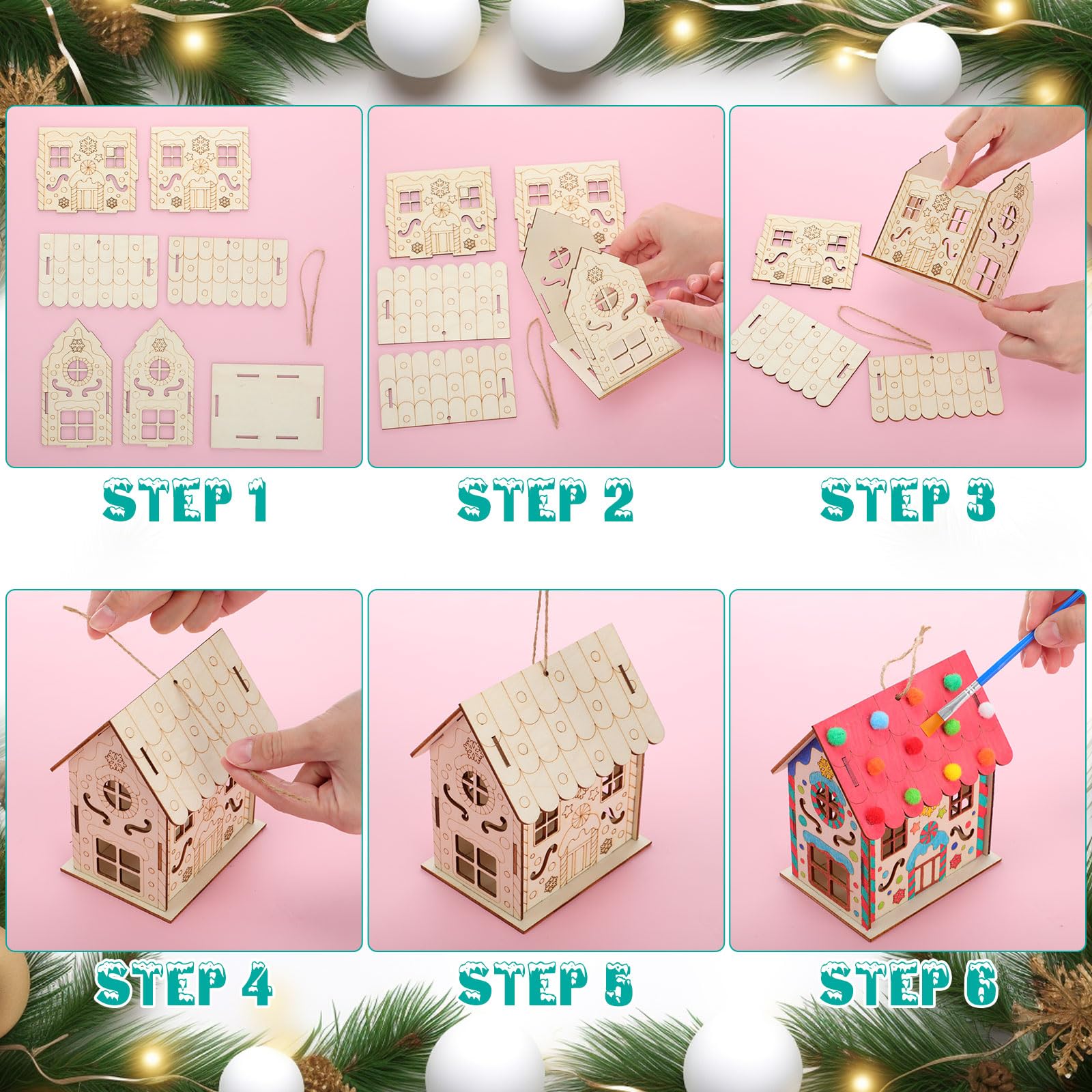 DoubleFill snowman ornament piece for holiday craft