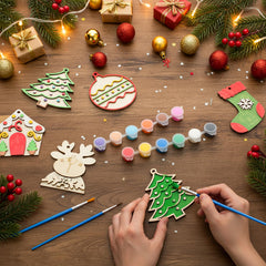DoubleFill wooden-christmas-ornaments-collection: durable 0.5cm relief shapes for keepsake decorating.