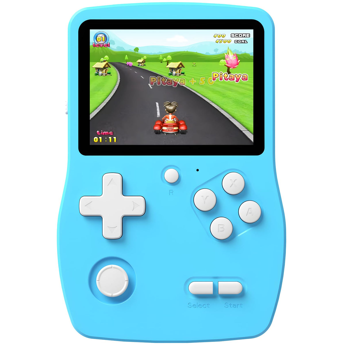 Douddy 32-bit handheld games front view for portable fun on the go.