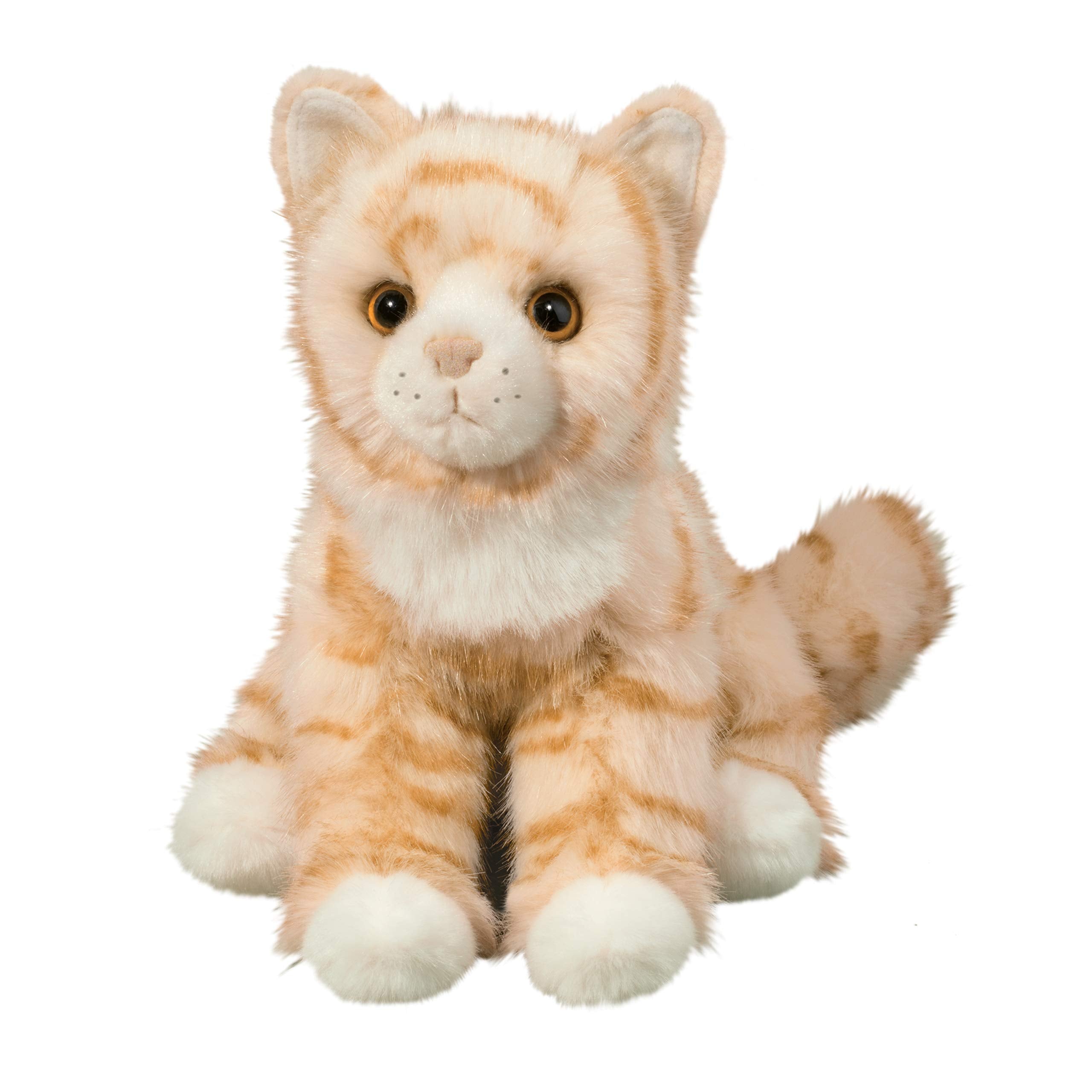 Douglas Adele orange tabby cat plush offers cozy hugs and imaginative play.