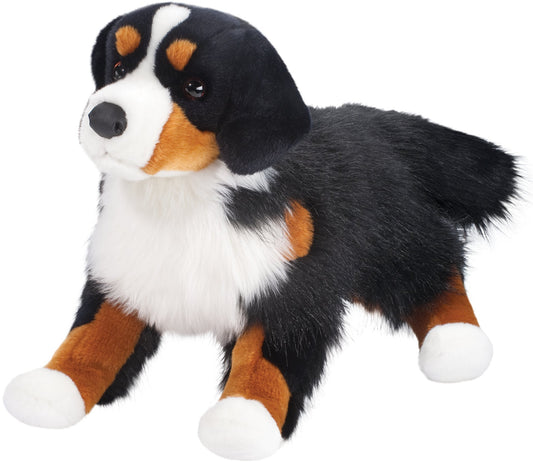 Douglas Alps Bernese Mountain Dog plush full-body view for soft cuddles