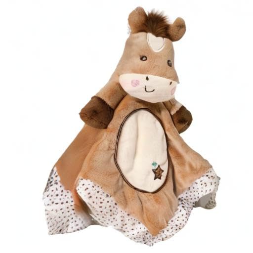 Douglas Lil' Star Pony Snuggler with embroidered stars and soft mane for soothing play
