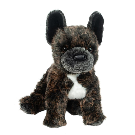 Douglas Billie French Bulldog plush with brindle coat, ideal for cozy playtimes and cuddles