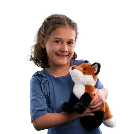 Douglas Bushy Red Fox ears with airbrushed edges for lifelike charm