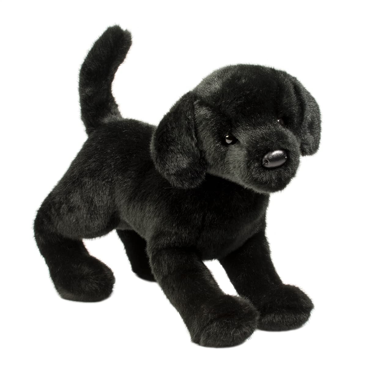 Douglas Chester Black Lab plush with realistic design for comforting companionship.