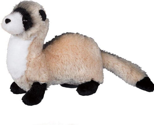 Douglas Dapper Ferret plush coat detail, soft texture for cozy playtime.