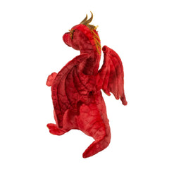 Douglas Eugene Red Dragon with metallic gold highlights sparks imaginative play.