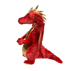 Douglas Eugene Red Dragon textured-scale pattern adds magical detail for pretend adventures.
