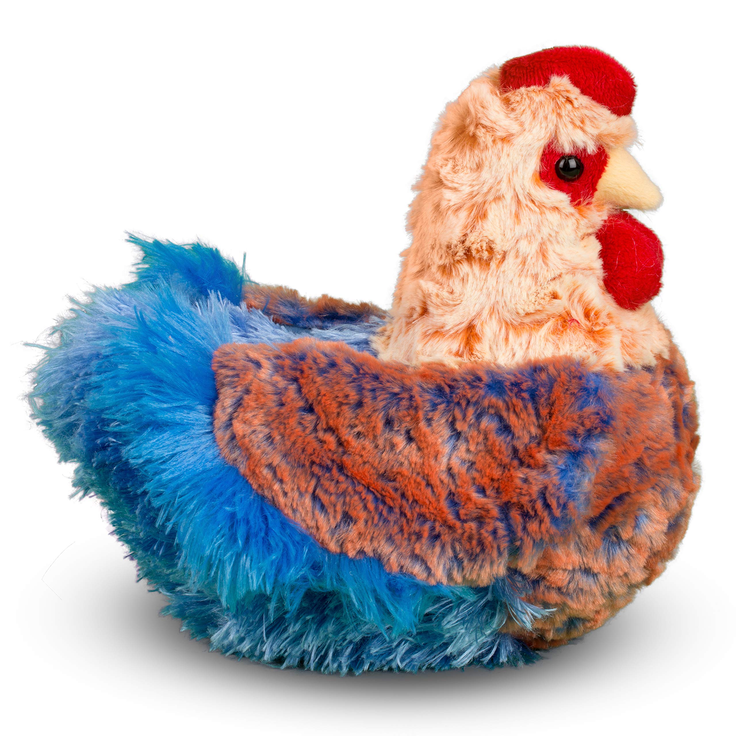 Douglas Henrietta Blue Lace Hen 8-5-inch size, compact plush for travel and hugs.