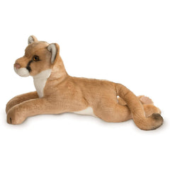 20-inch Douglas Kelso Mountain Lion plush shown to emphasize size and scale.