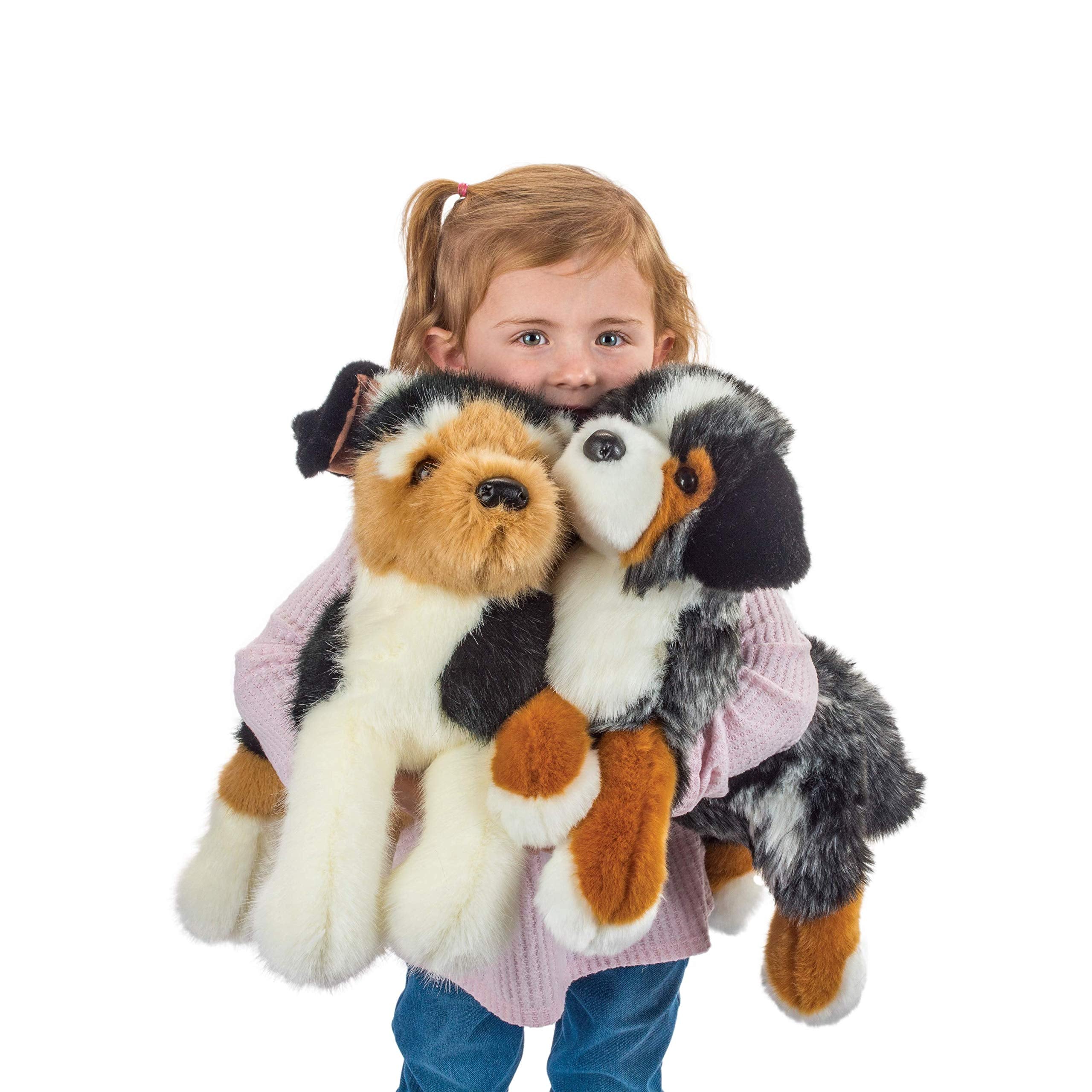Douglas Maizie Australian Shepherd plush full body, soft merle coat ideal for bedtime snuggles