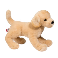 Douglas Mandy Yellow Lab machine washable construction makes cleanup quick.