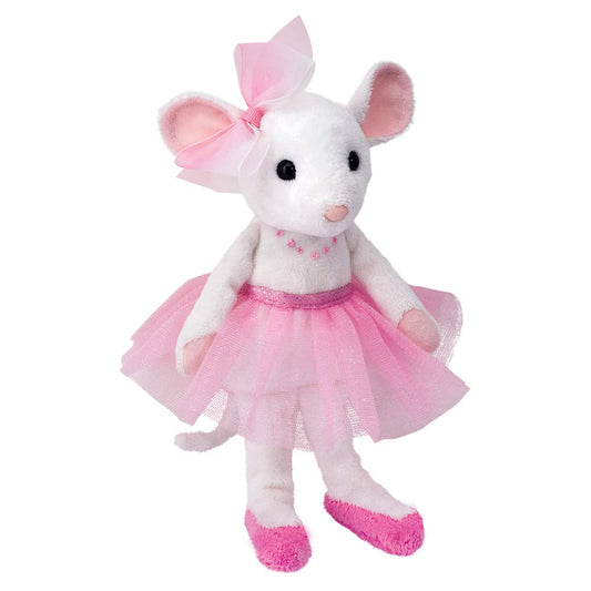 Douglas Petunia Ballerina Mouse with pink tutu ready for imaginative play and cuddles