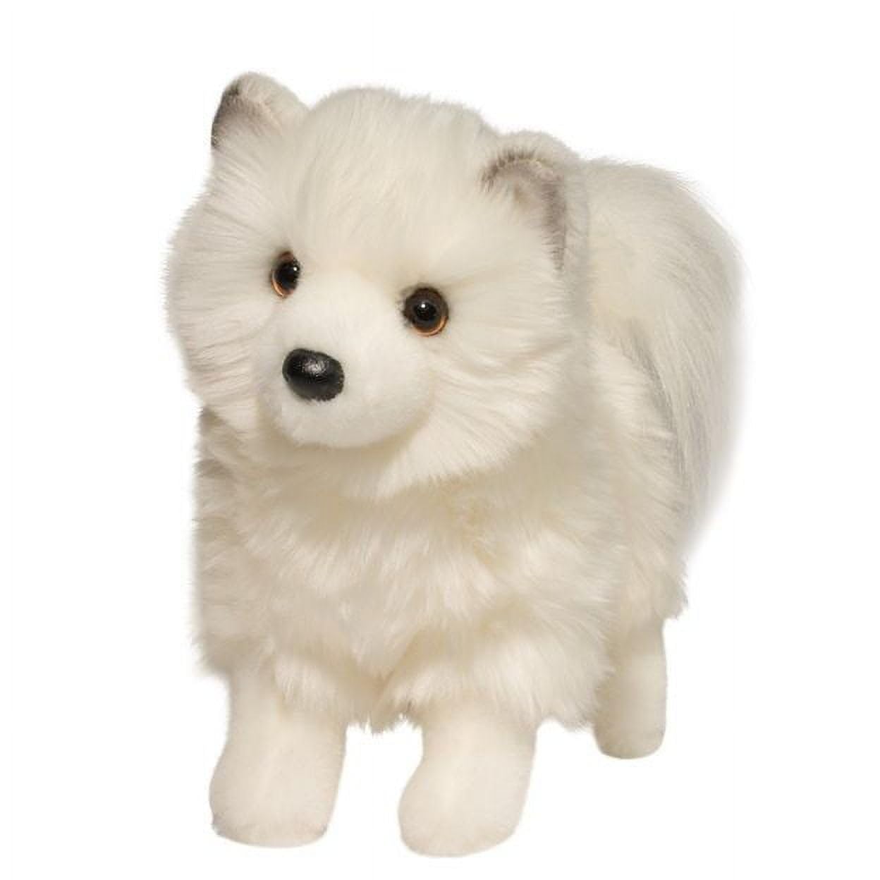 Douglas Phoebe Pomsky plush in standing pose for imaginative play and cuddly companionship.