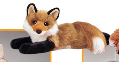 Douglas Roxy fox plush showing floppy body for lifelike cuddling.