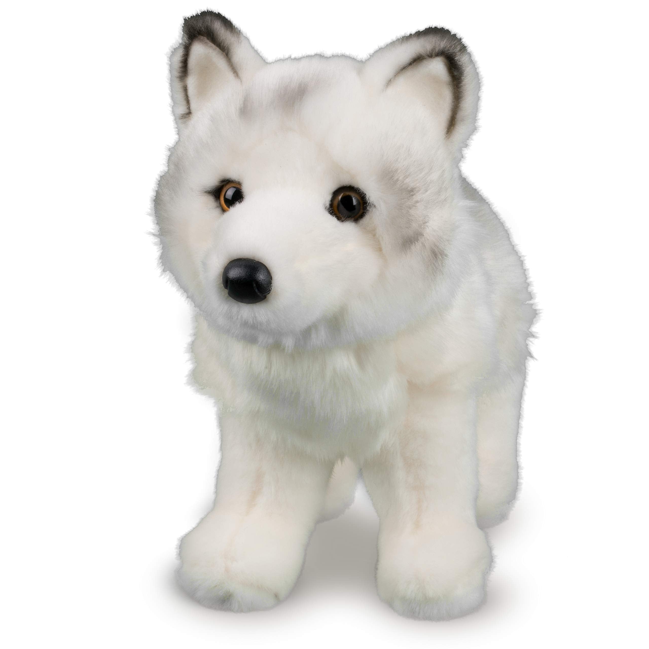 Douglas Snow Queen Arctic Fox plush eye detail enhances character and charm.