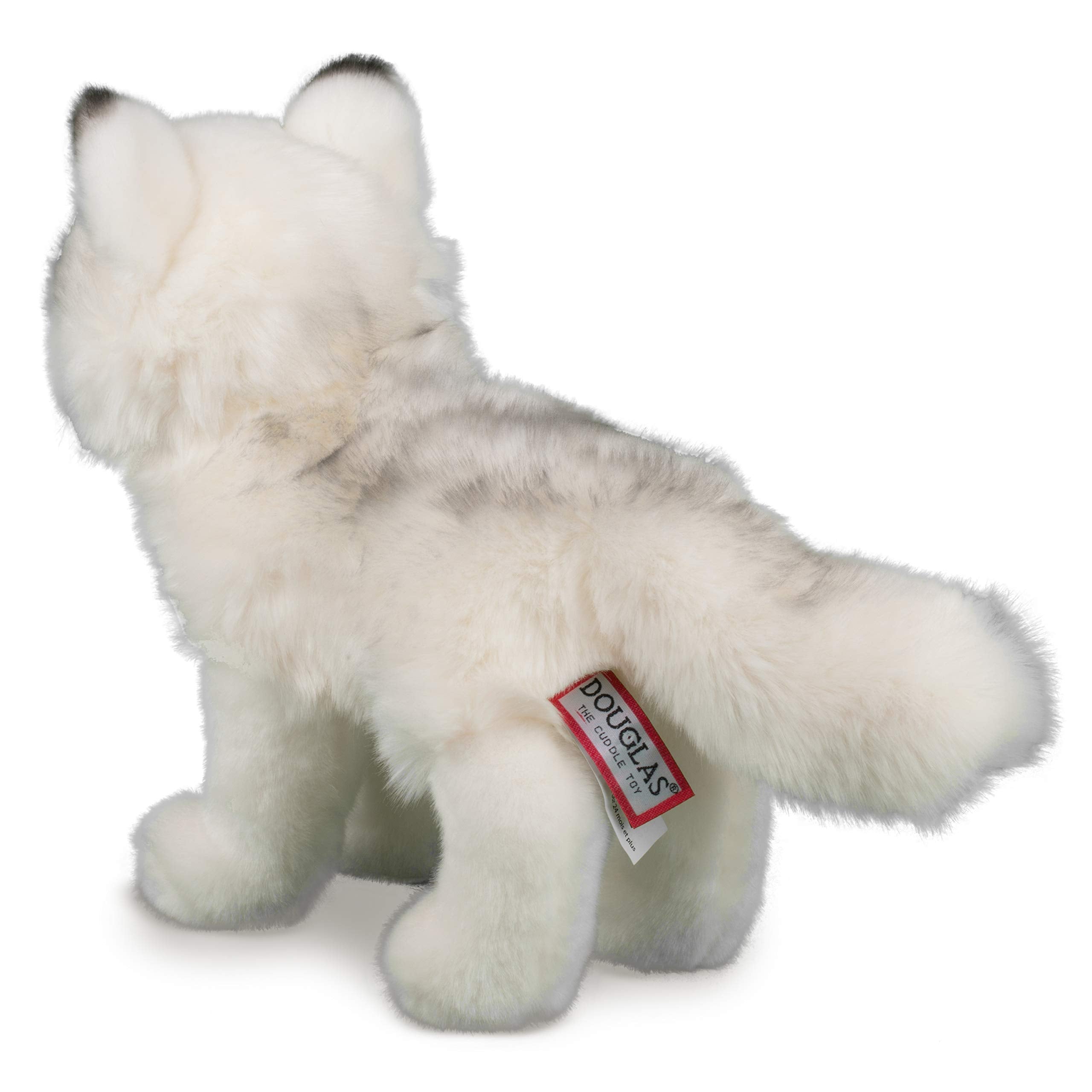 Douglas Snow Queen Arctic Fox plush full-length 11 inches for cuddling.