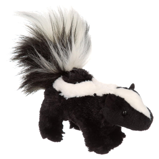 Douglas Striper Skunk plush toy with lifelike markings for imaginative play and cuddling.