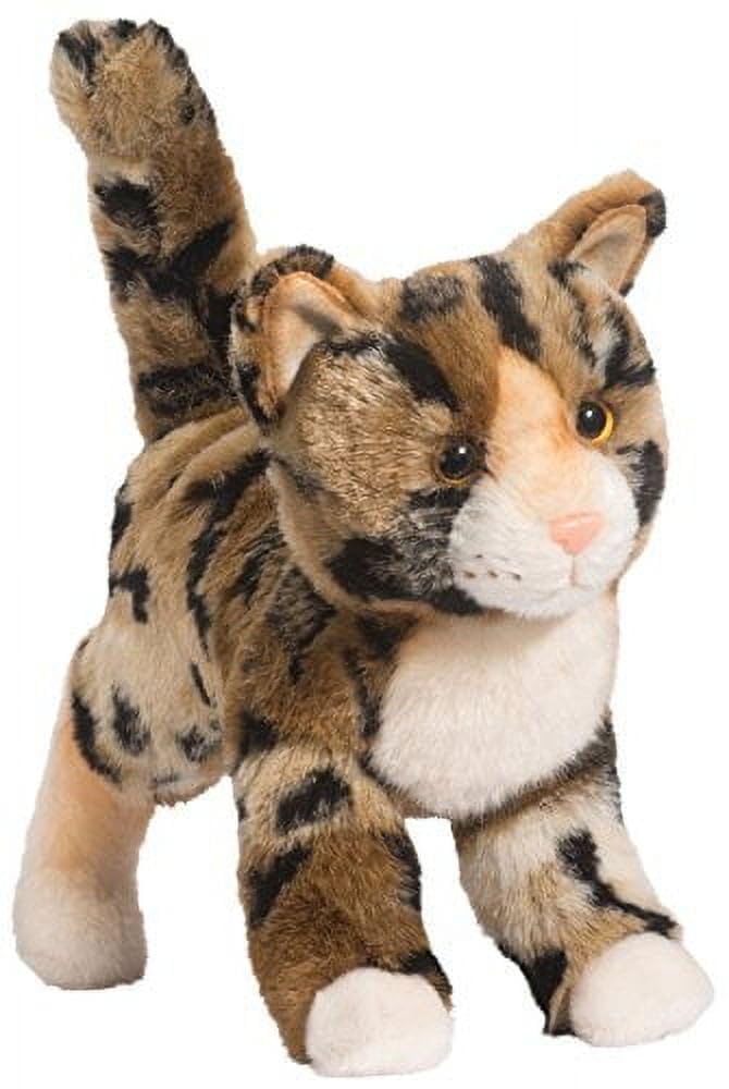 Douglas Tashette Bengal Cat plush with realistic spots and bright eyes for imaginative play.