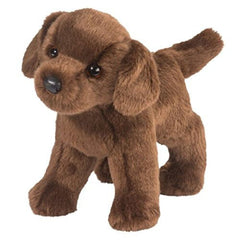 Douglas Tucker Chocolate Lab plush toy for imaginative play and comforting hugs.