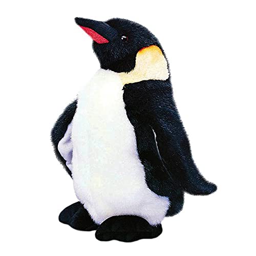 Douglas Waddles Emperor Penguin plush — side profile with bright eyes and beak detail, ideal for imaginative play