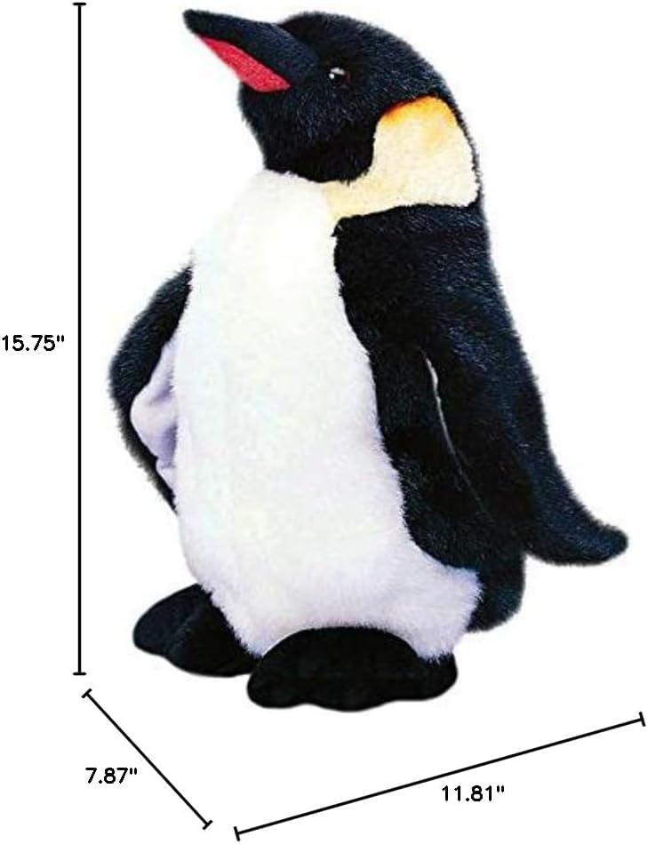 Douglas Waddles Emperor Penguin plush — 10 inch height, safe for ages 24 months and up