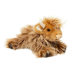 Douglas Wallace Highland Cow plush ginger fur texture close-up for tactile interest