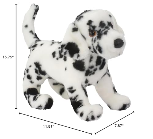 Douglas Winston Dalmatian plush full body pose ready for adventures and hugs