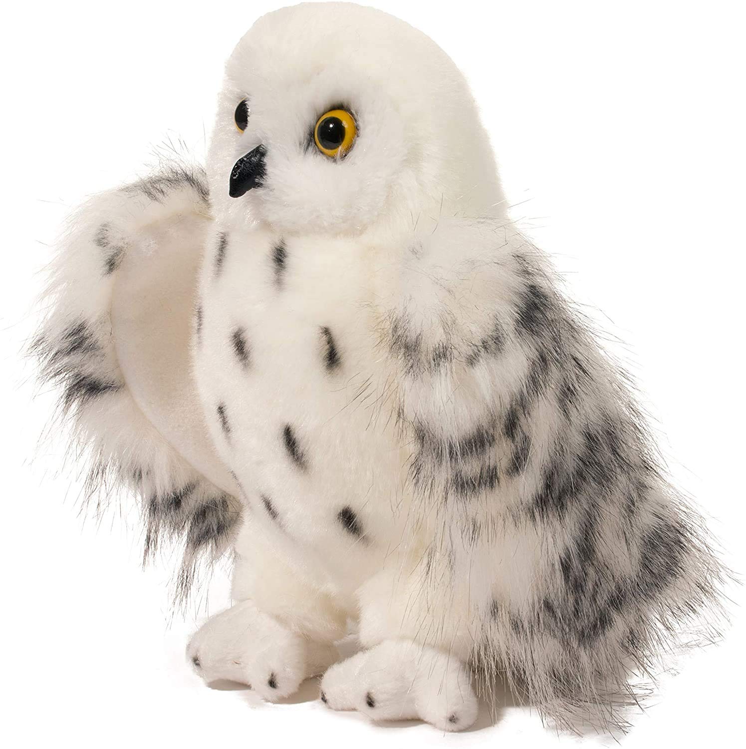 Douglas Wizard Snowy Owl airbrushed details enhance realism.