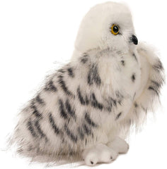 Douglas Wizard Snowy Owl plush offers soft, huggable texture.