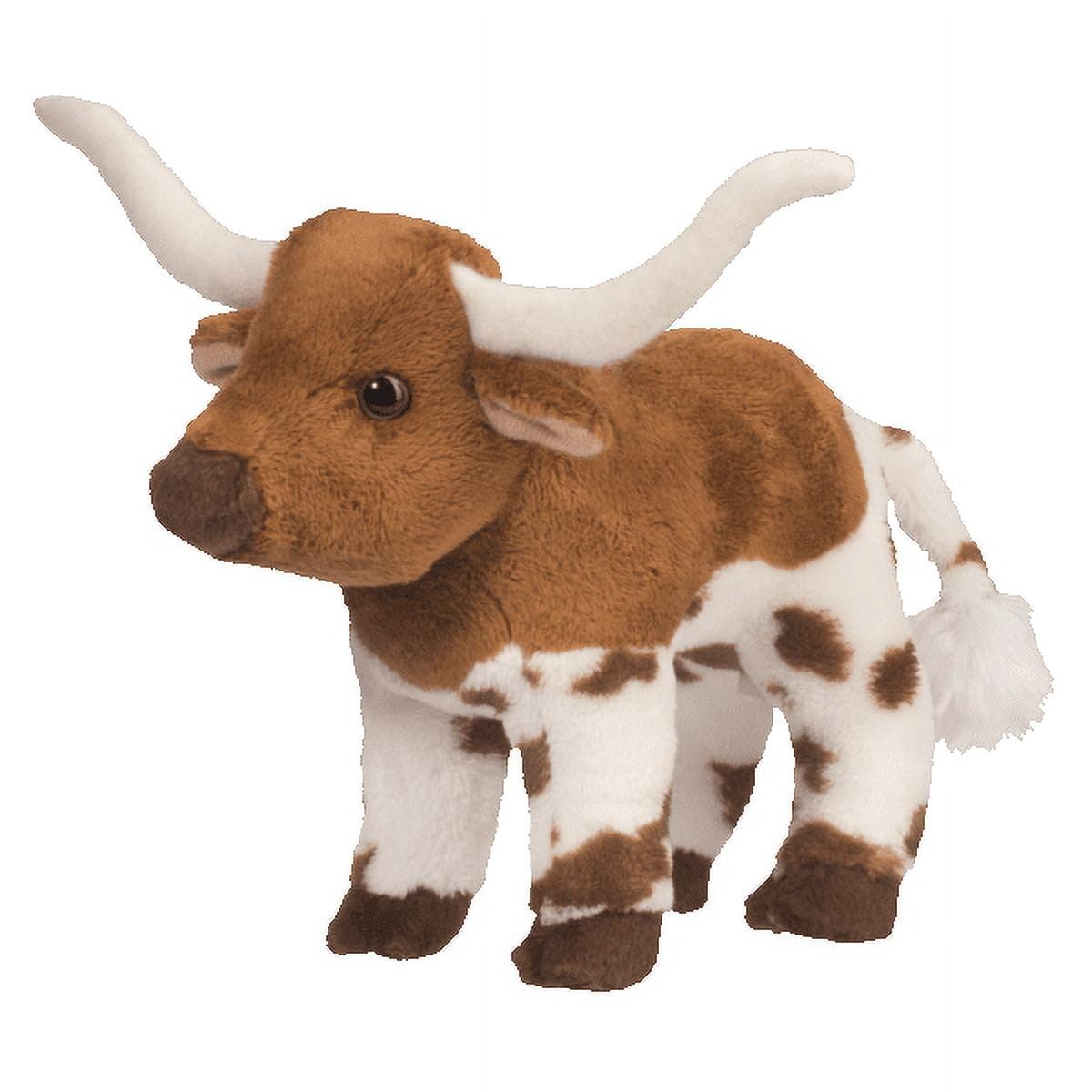 Douglas Zeb Texas Longhorn plush, soft cuddle companion for imaginative play