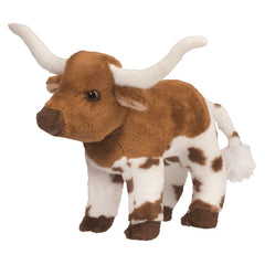 Douglas Zeb Texas Longhorn plush, soft cuddle companion for imaginative play