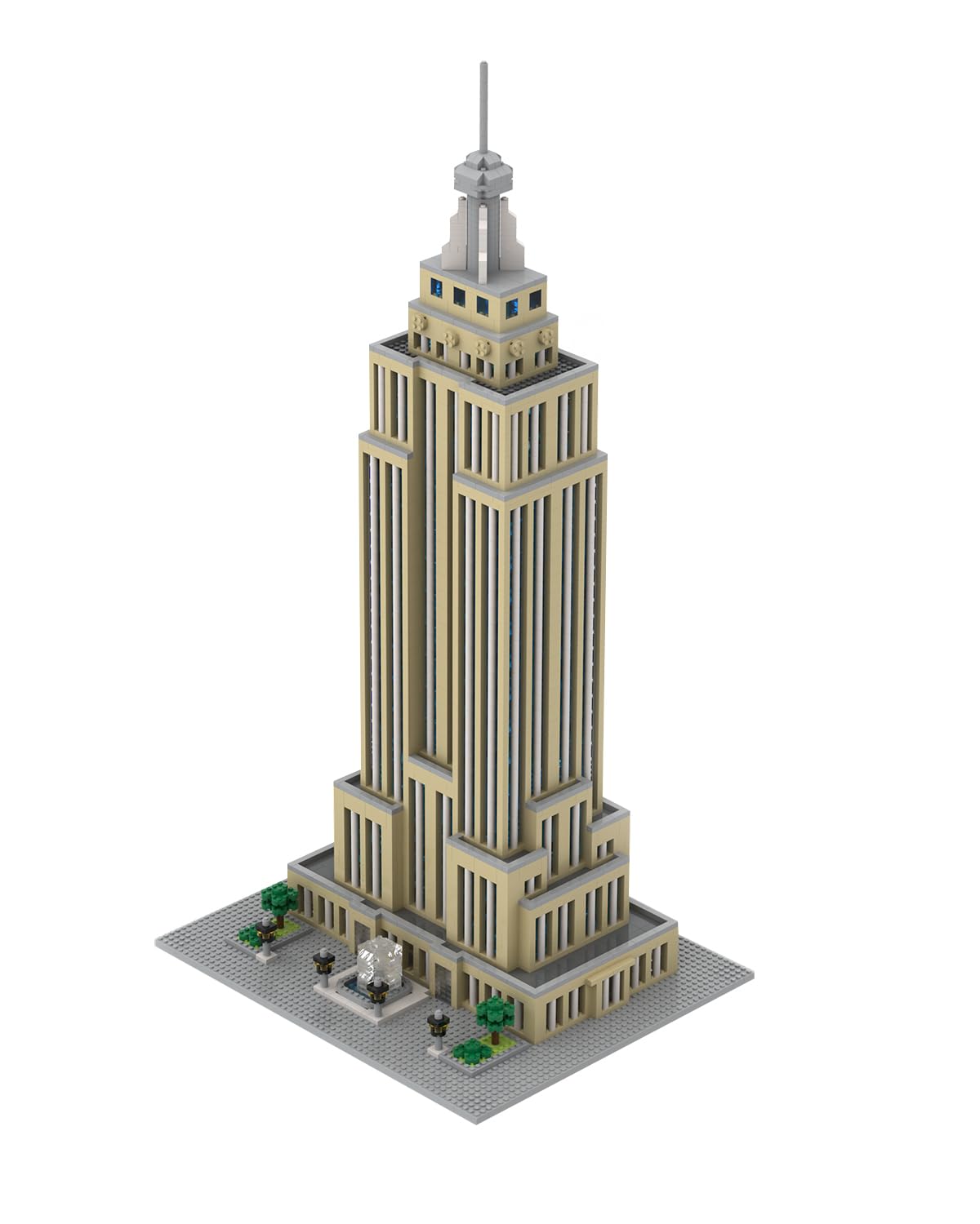 dOvOb Architecture Empire Building model front view, ideal for a dramatic display.