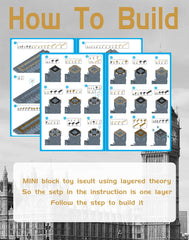 dovob Big Ben clock tower and spire ready for display