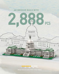 dOvOb Capitol Building display-ready model on desk