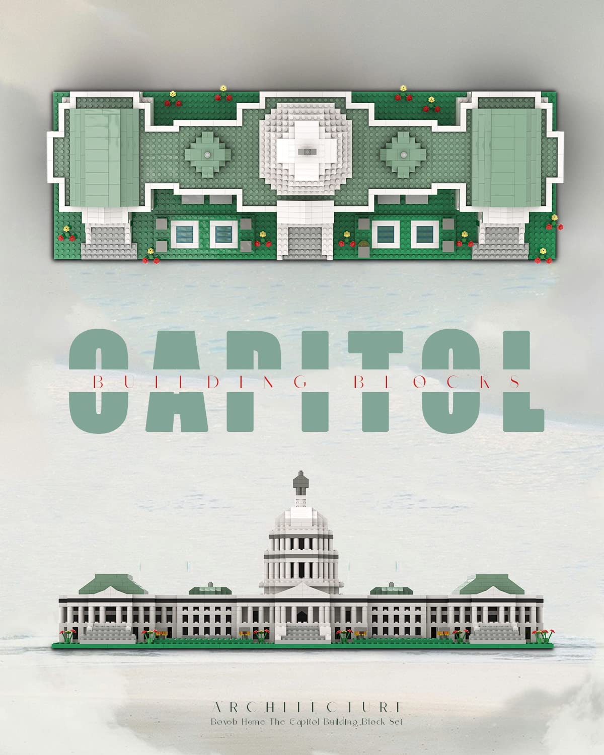 dOvOb Capitol Building gift-pack ready for adults or kids