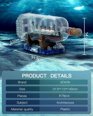 dOvOb ship-in-a-bottle bricks ideal for adults and kids