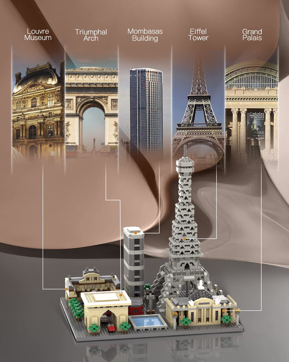 dOvOb Grand Palais roofline adds dramatic skyline realism.