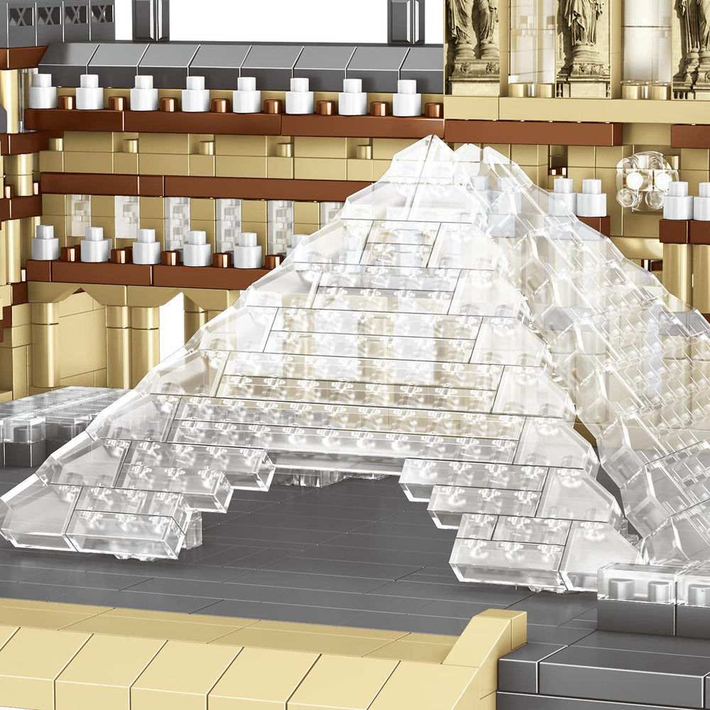 DovOb Louvre miniature model decor for collectable appeal.