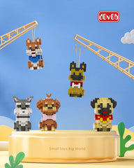 dovob micro mini blocks pit bull model for challenging build